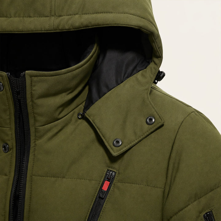 Freja Andersen | Herre varm med hætte vinter puffer frakke med Zipper Pockets