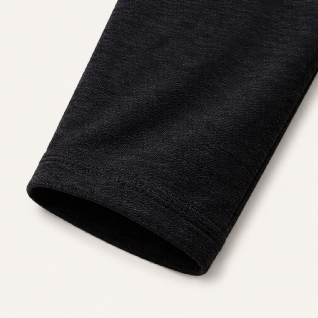 Freja Andersen | Herre afslappet knap Neck Henley bomuld T-skjorte