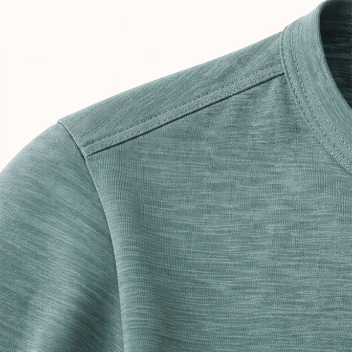 Bathwick | Herre åndbar Henley krave sommer T-skjorte