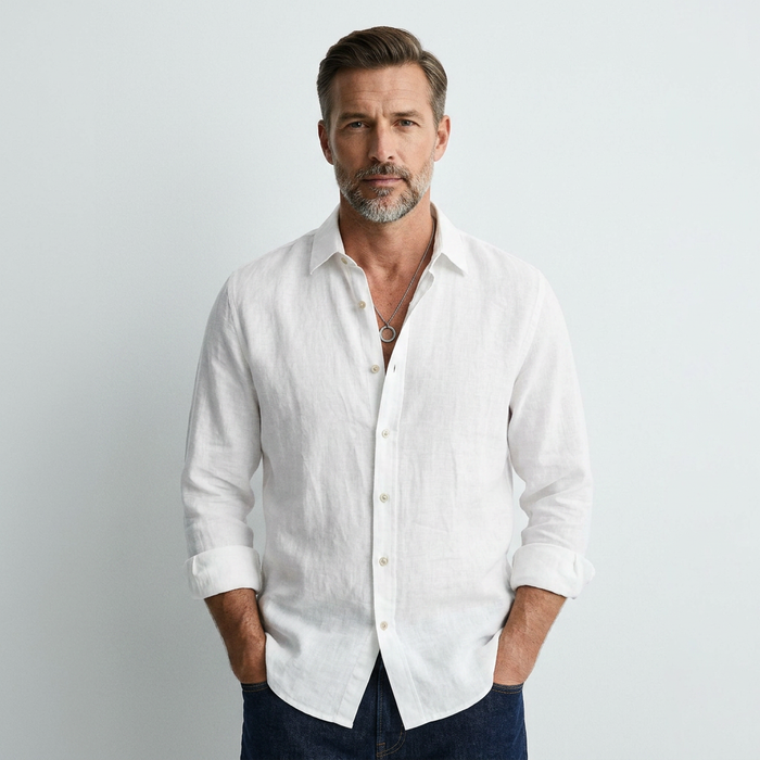 Alexandre - Elegant skjorte in åndbar Fabric