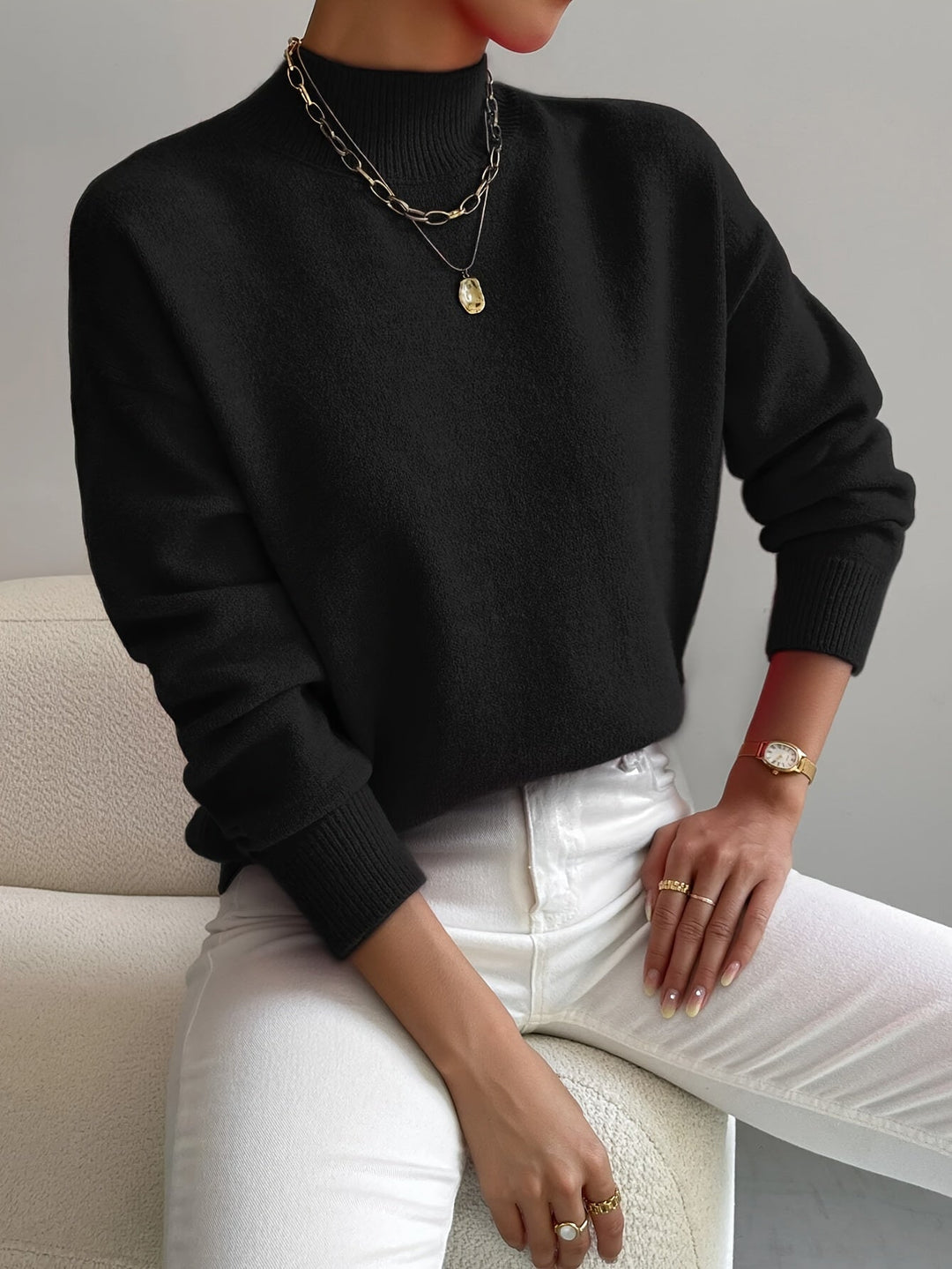 Marilena™ | Elegant rullekravetrøje — 6