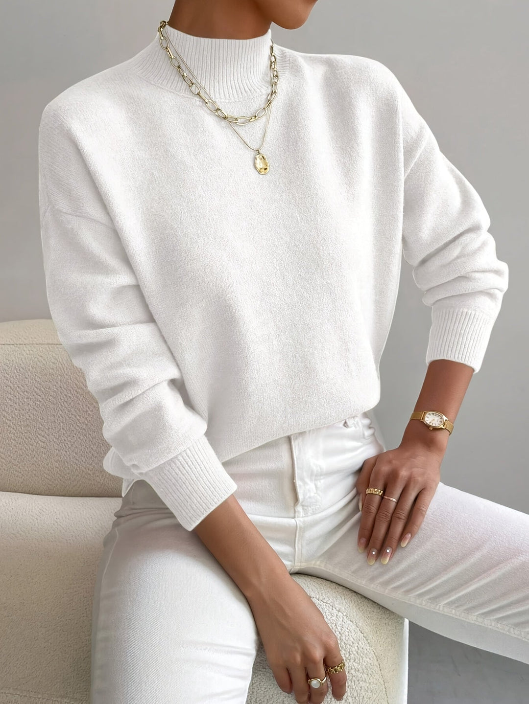 Marilena™ | Elegant rullekravetrøje — 2