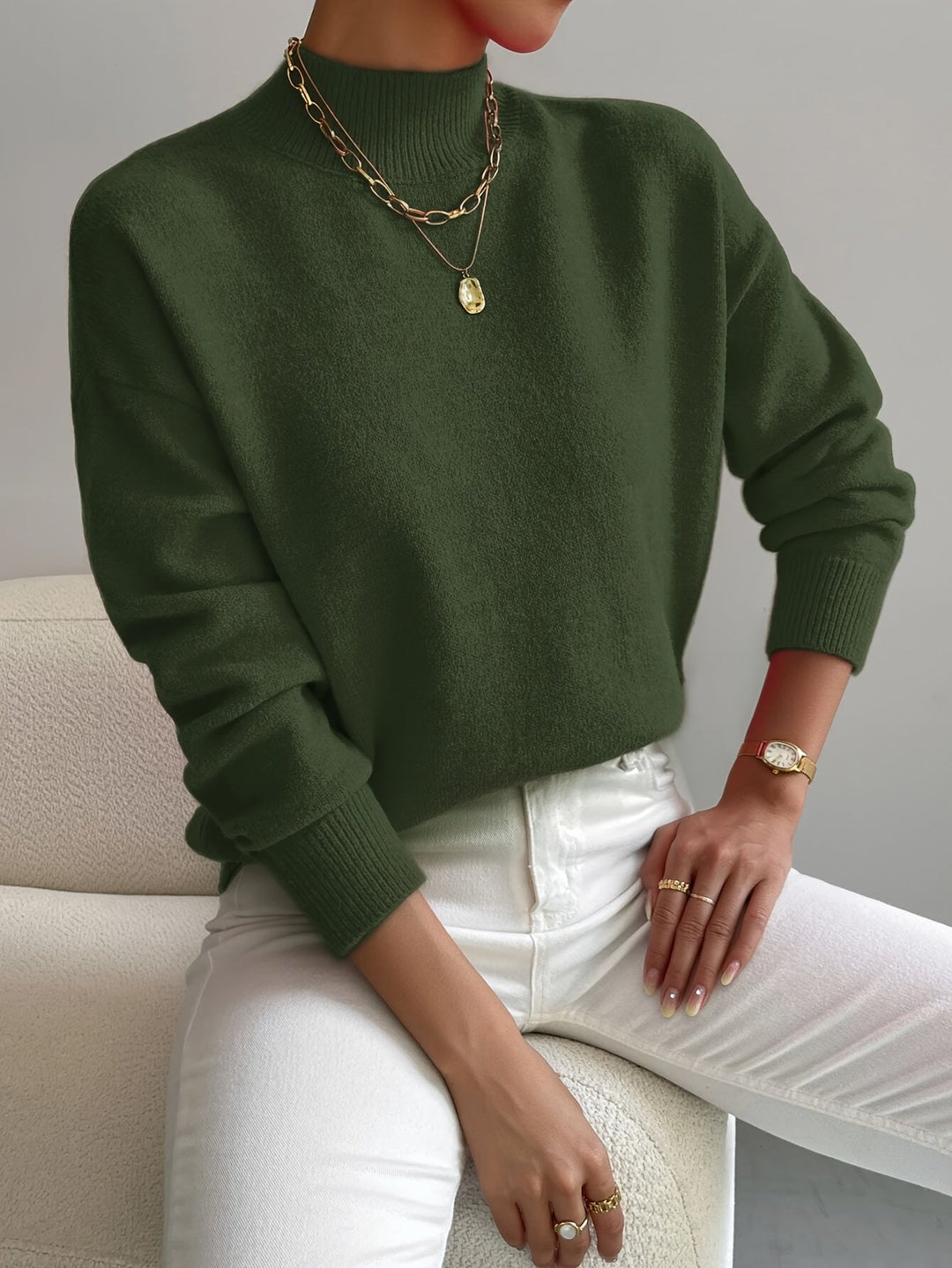 Marilena™ | Elegant rullekravetrøje — 8
