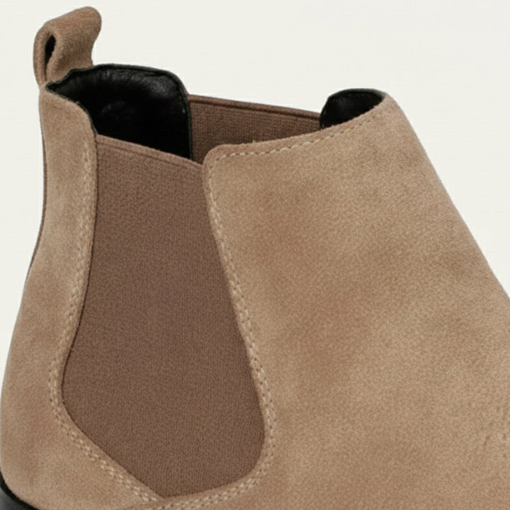 Vienna | Herre ruskind Chelsea-støvler - Elegant Slip On sko