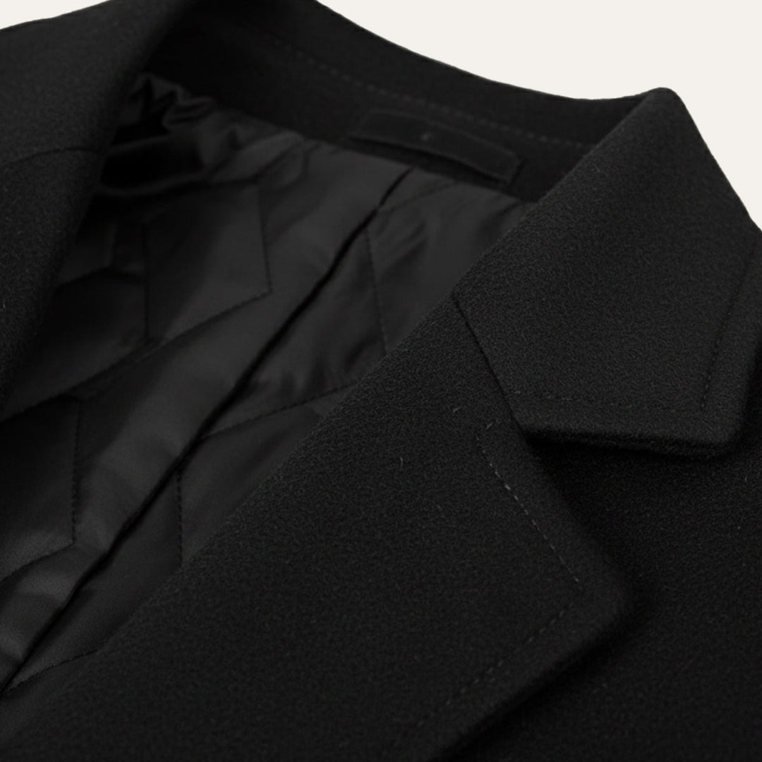 Freja Andersen | Herre Sophisticated Longline uld vinter jakke