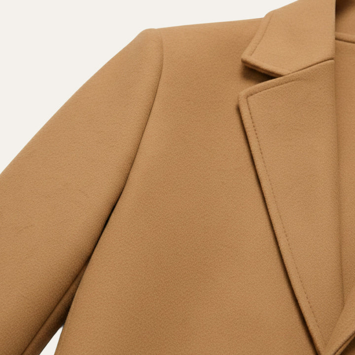 Freja Andersen | Herre Elegant klassisk uld vinter Overcoat