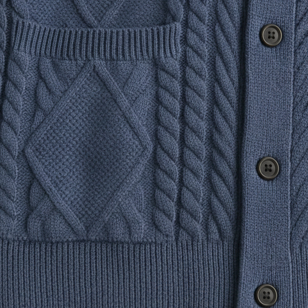 Freja Andersen | Herre luksus kashmir knap cardigan