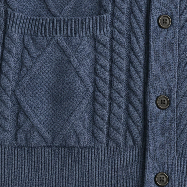 Freja Andersen | Herre luksus kashmir knap cardigan