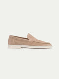 klassisk Suède Loafer beige