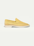 klassisk Suède Loafer Citrus gul