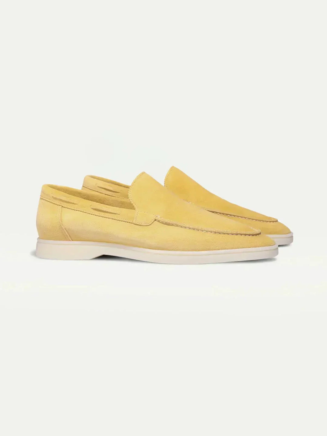 klassisk Suède Loafer Citrus gul