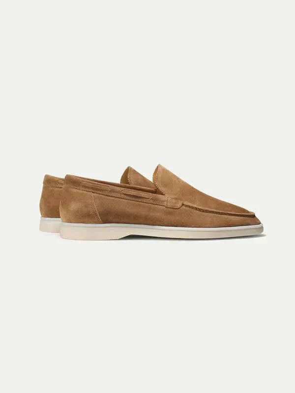 klassisk Suède Loafer Desert