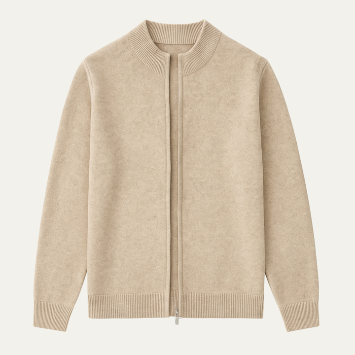 Oldmarket kashmir trøje - herre 100% blød luksus uld strik cardigan