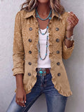 Crestelle™ | Flæsejakke med vestligt mønster