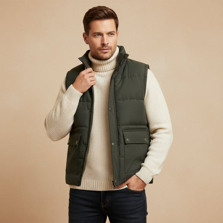 Freja Andersen | Herre varm moderne fleeceforet vinter Vest