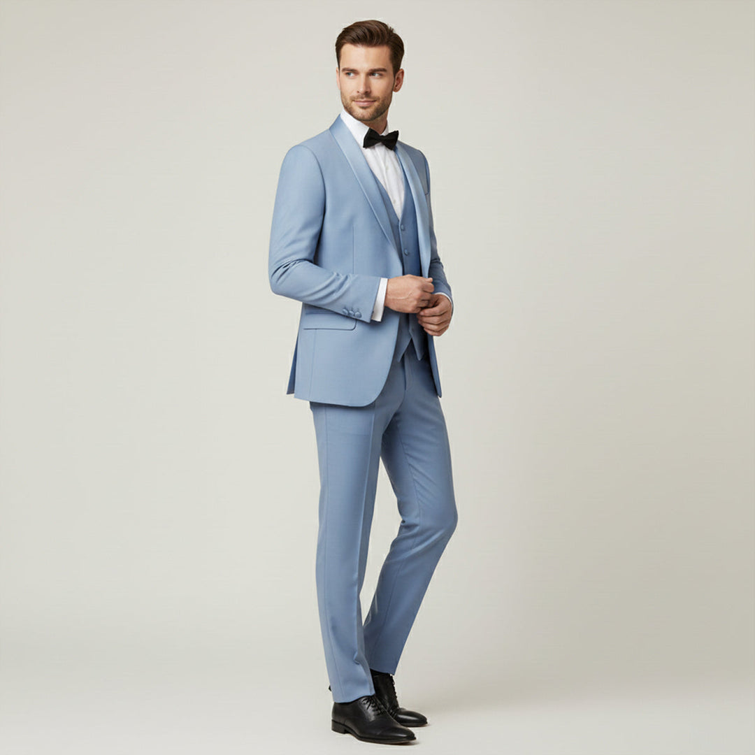 Freja Andersen | Herre 3 Piece jakkesæt - Elegant slim fit Formal Tuxedo sæt