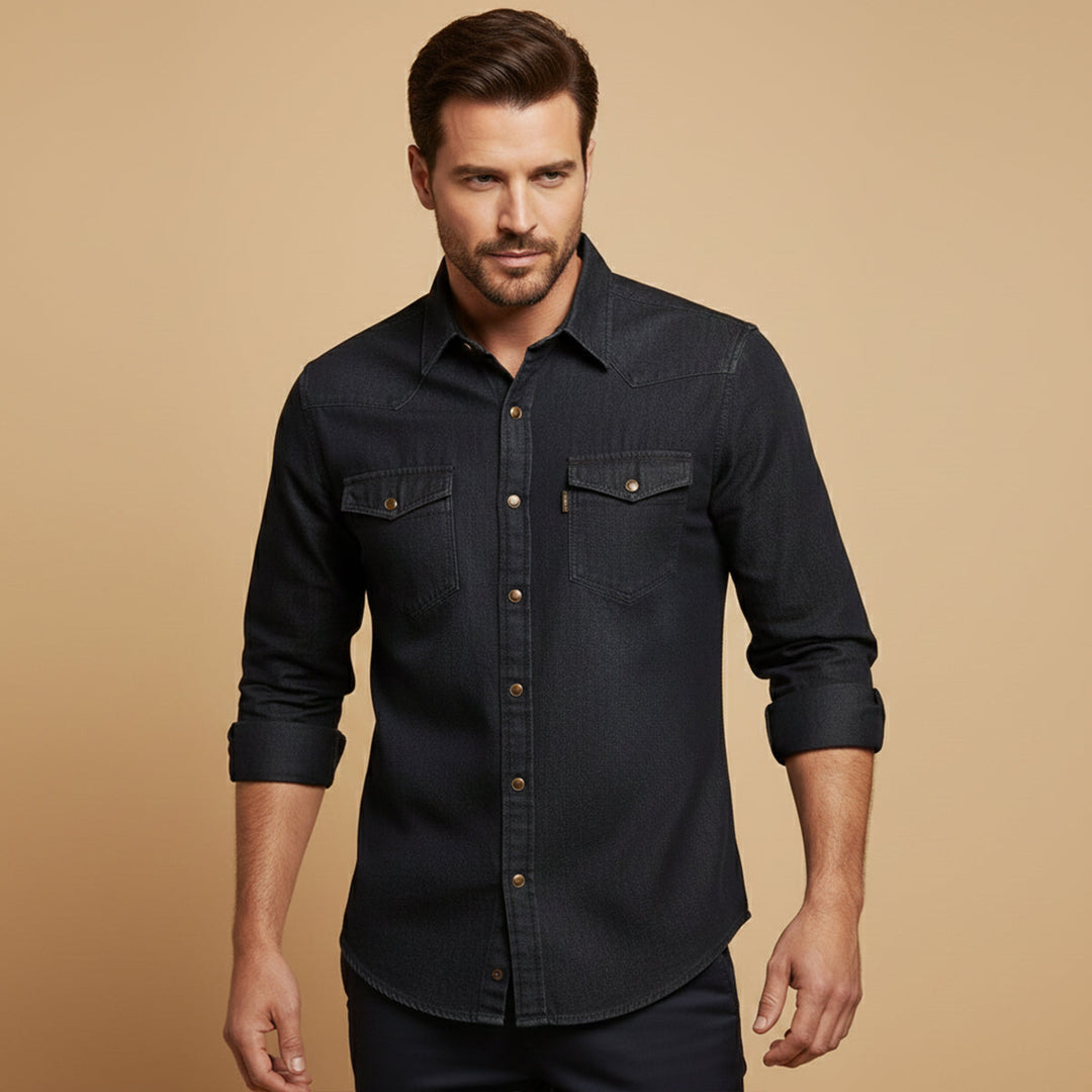 Ashford denim skjorte til mænd