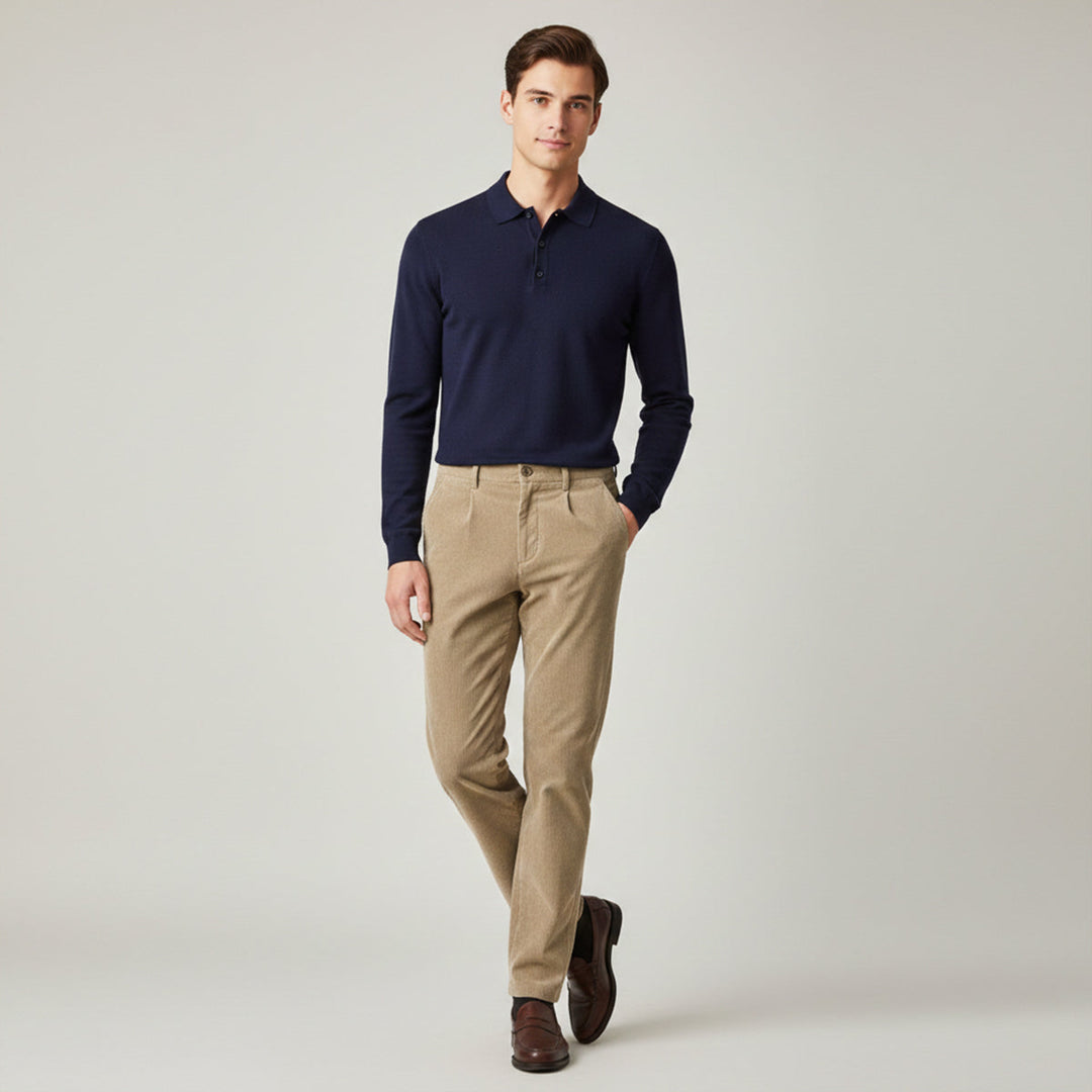 Crestwood Lane herre Elastic Waist fløjl afslappet bukser