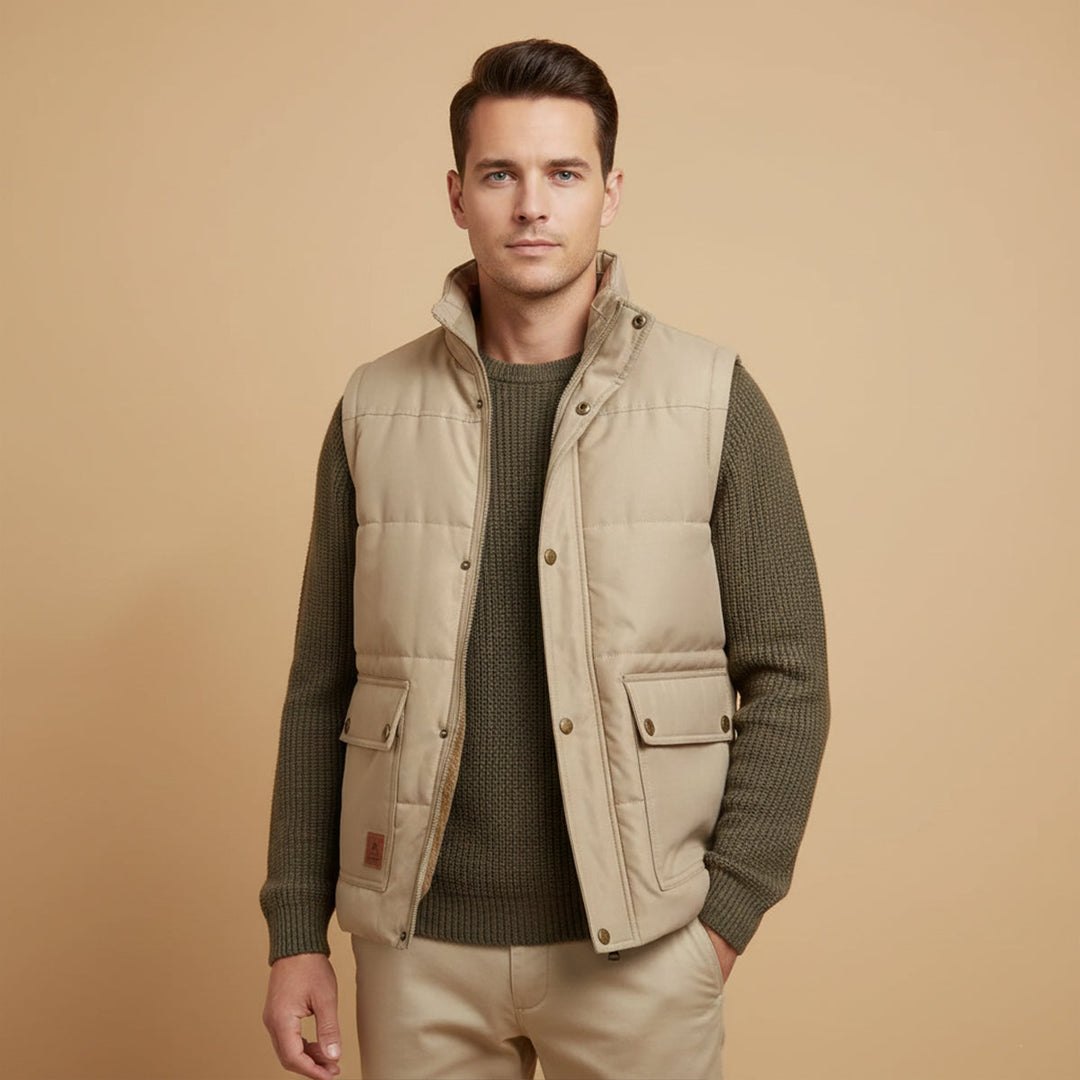 Freja Andersen | Herre varm moderne fleeceforet vinter Vest