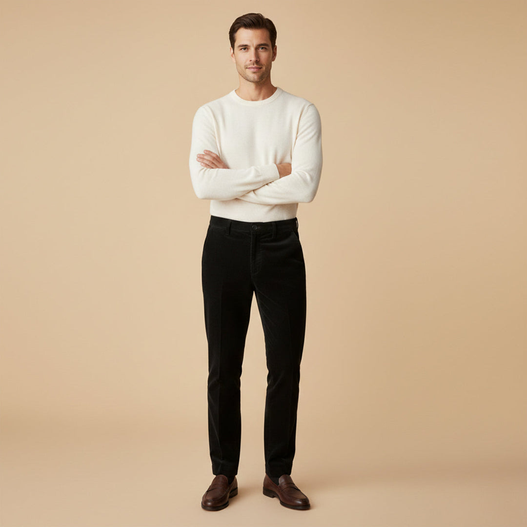 Crestwood Lane herre Elastic Waist fløjl afslappet bukser