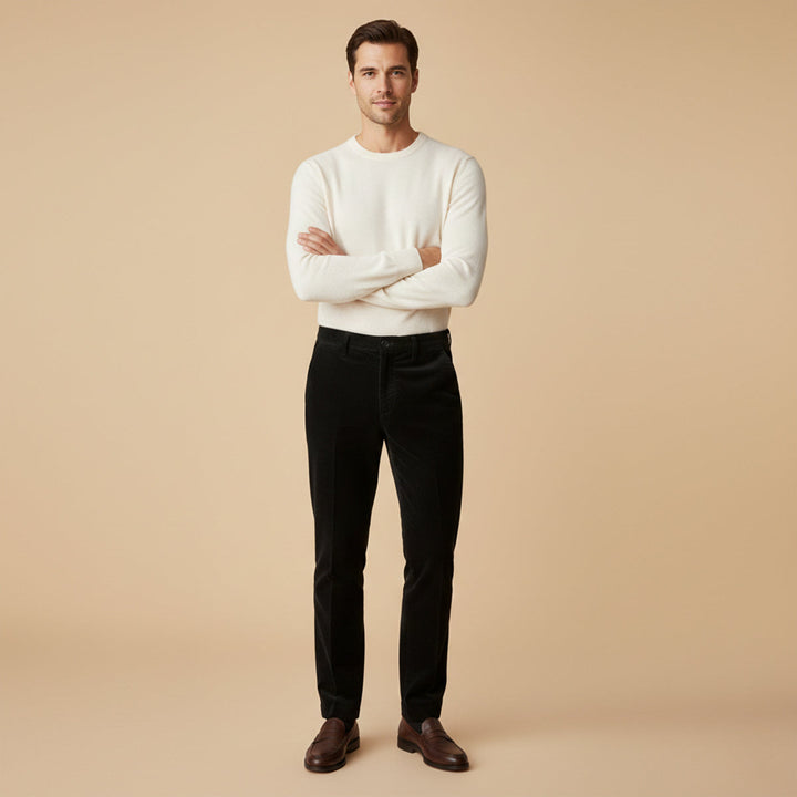 Crestwood Lane herre Elastic Waist fløjl afslappet bukser