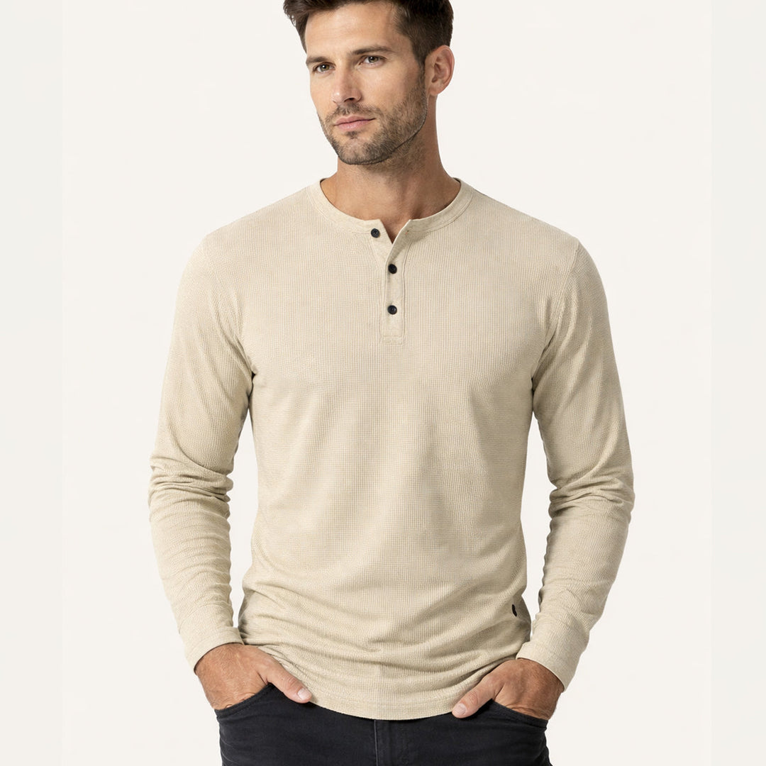 Meadowwood Ridge herre tekstureret striber knap Down Retro skjorte