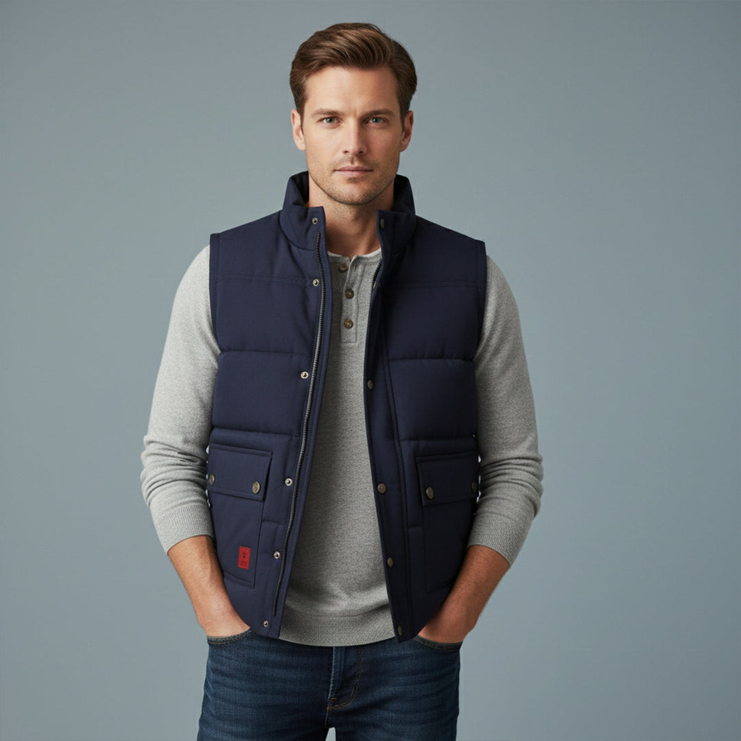 Freja Andersen | Herre varm moderne fleeceforet vinter Vest