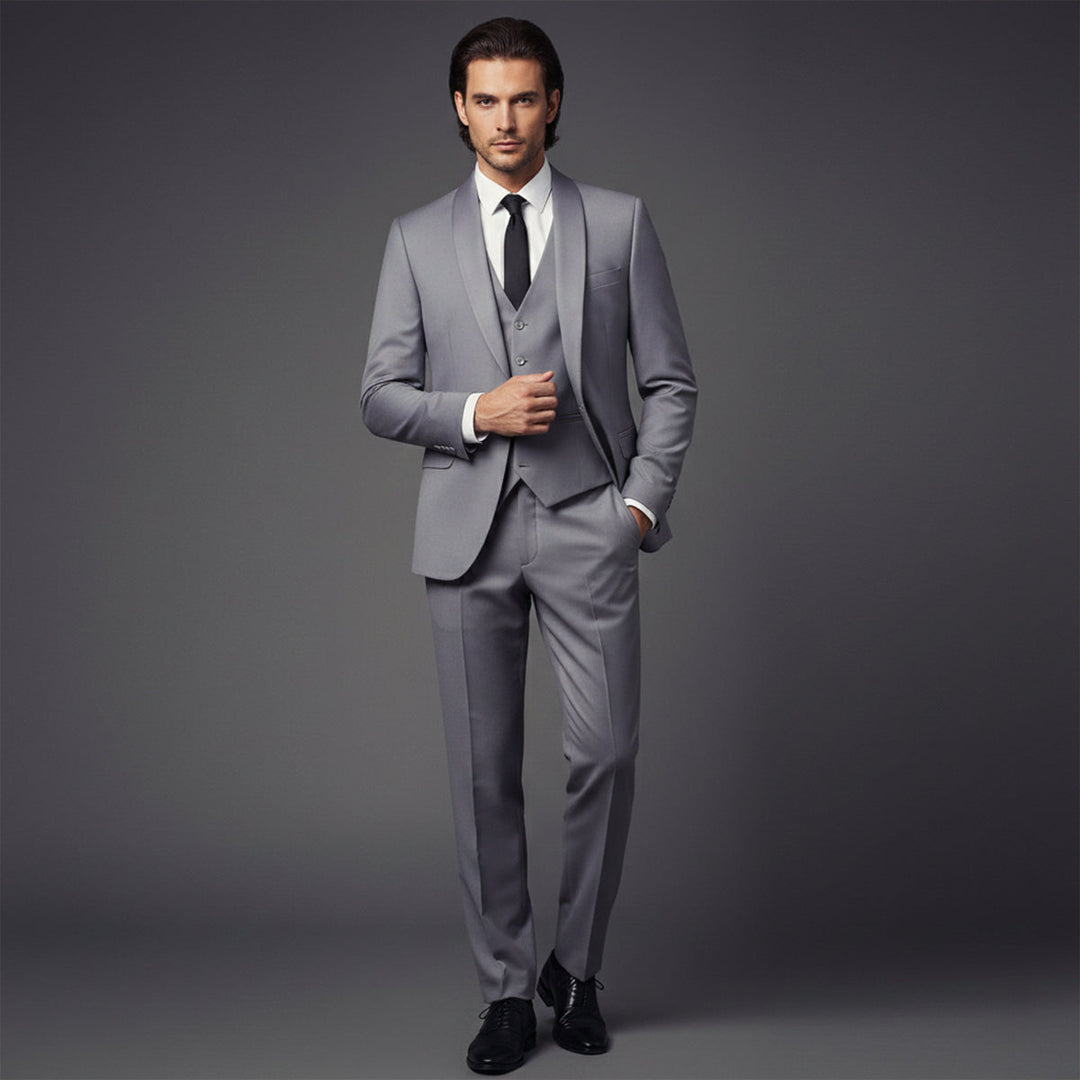 Freja Andersen | Herre 3 Piece jakkesæt - Elegant slim fit Formal Tuxedo sæt