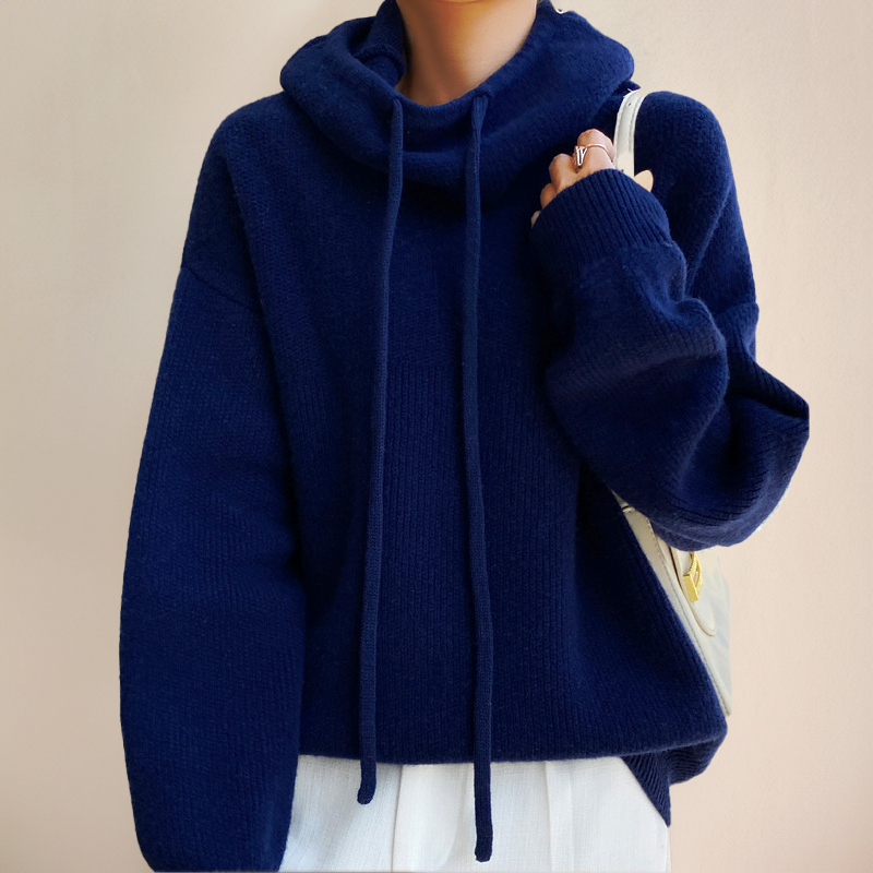 Deborah | Cashmere hyggelig hættetrøje stil — 3