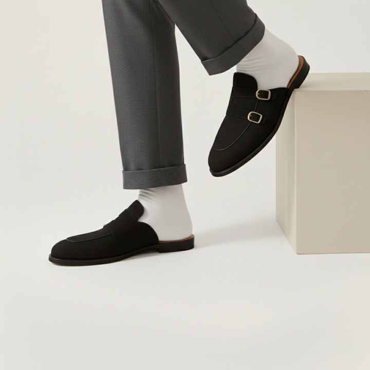 Henley Mule - herre Slip On loafers in Canvas