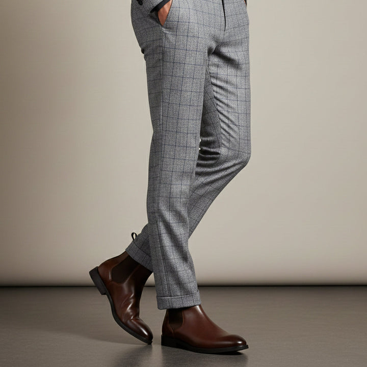 Cobblestone | Herre klassisk Ankle Slip On læder støvler