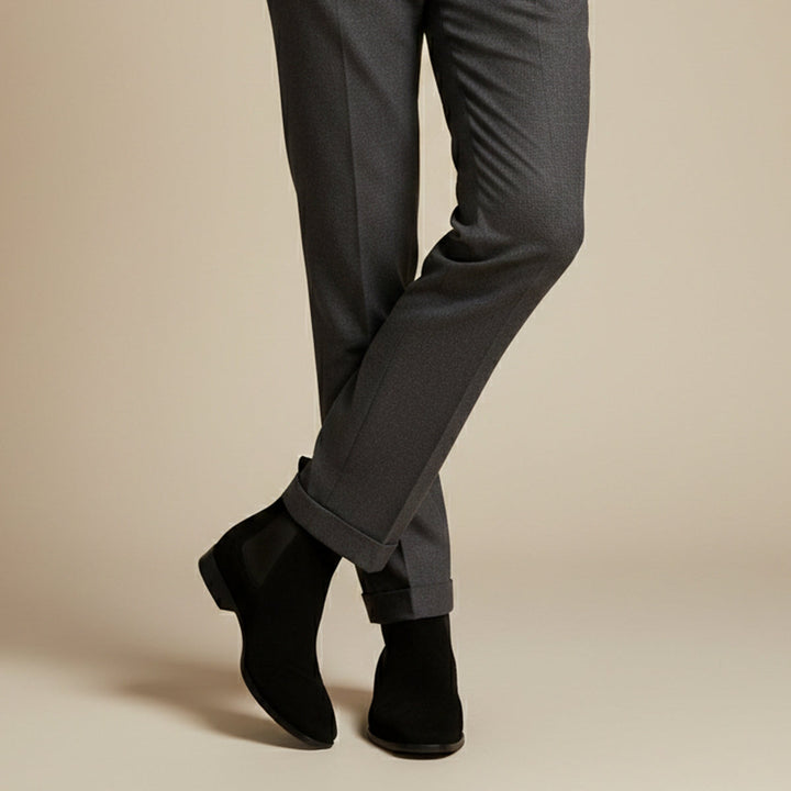 Vienna | Herre ruskind Chelsea-støvler - Elegant Slip On sko