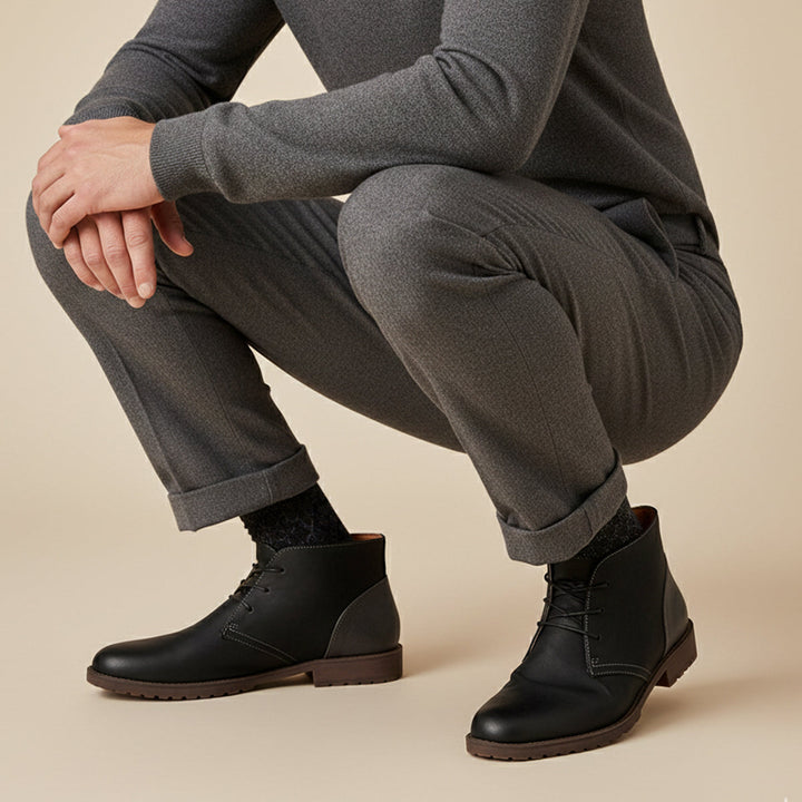 Elderpine | Herre Elegant vintage stilren læder støvler