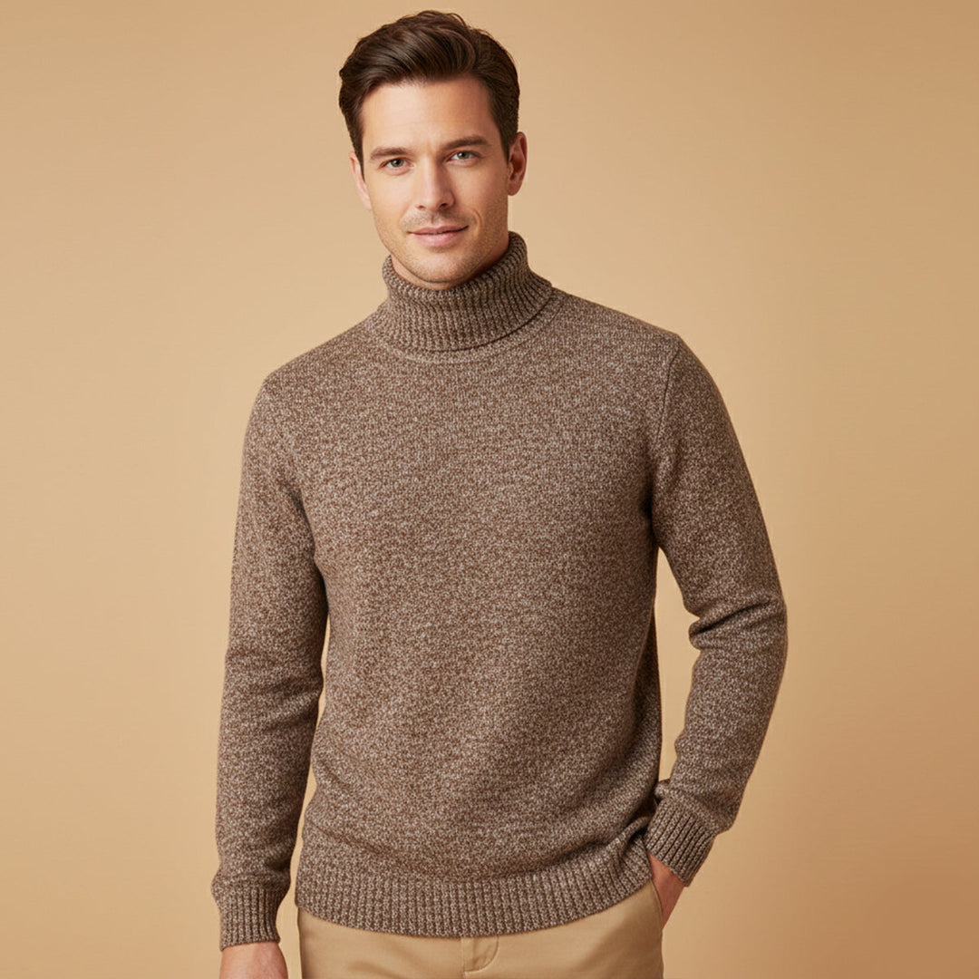 Highclere merino rullekrave til mænd