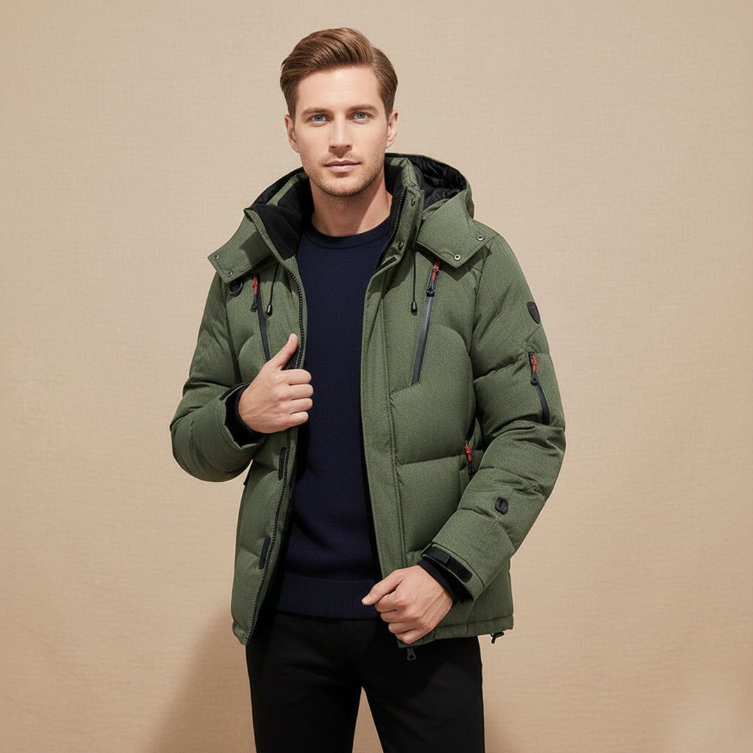 Freja Andersen | Herre Insulated vinter Park jakke med Hood