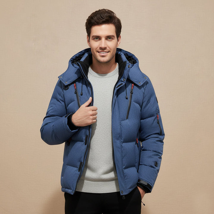 Freja Andersen | Herre Insulated vinter Park jakke med Hood