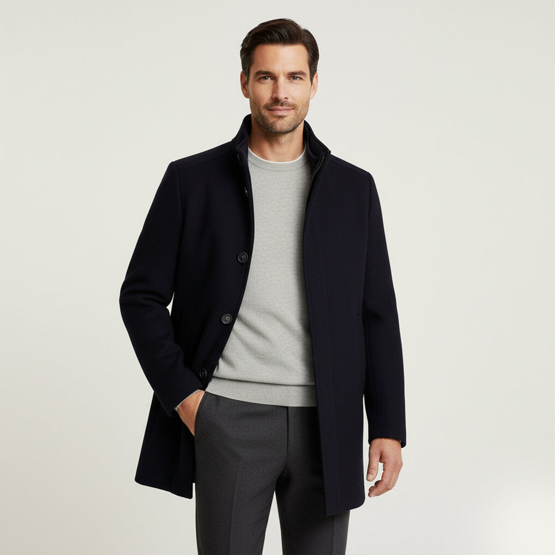 Vienna uld frakke - herre klassisk vinter Overcoat
