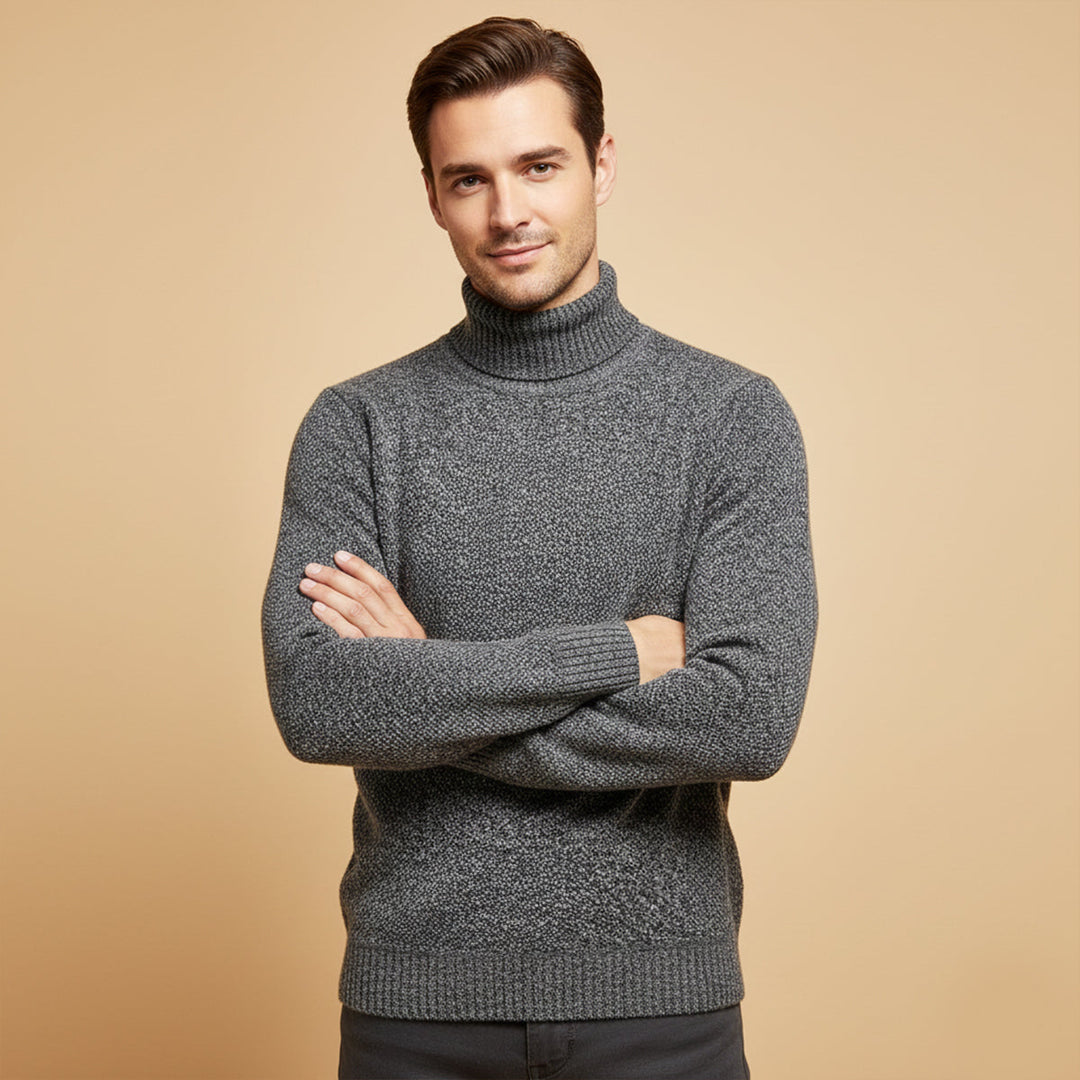 Highclere merino rullekrave til mænd