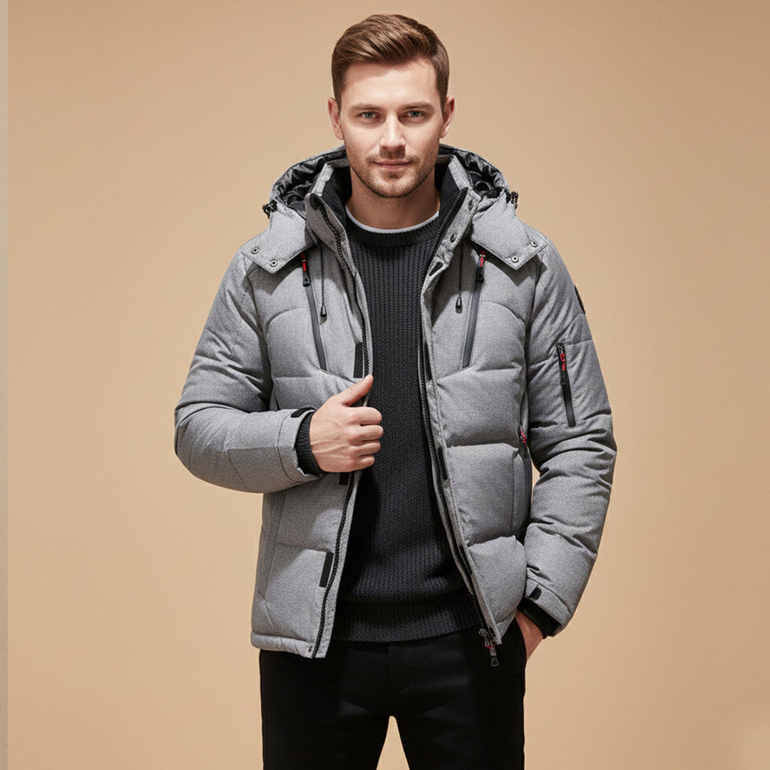 Freja Andersen | Herre Insulated vinter Park jakke med Hood