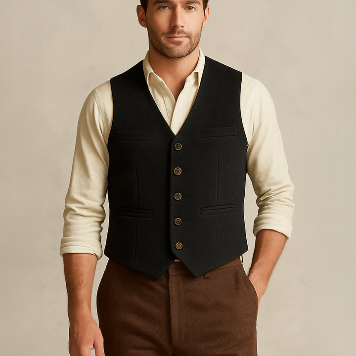 St. Andrews herre Elegant knaplukning vintage Vest