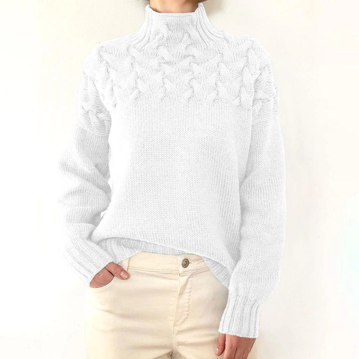 Elena | Varm strikket rullekrave — 10