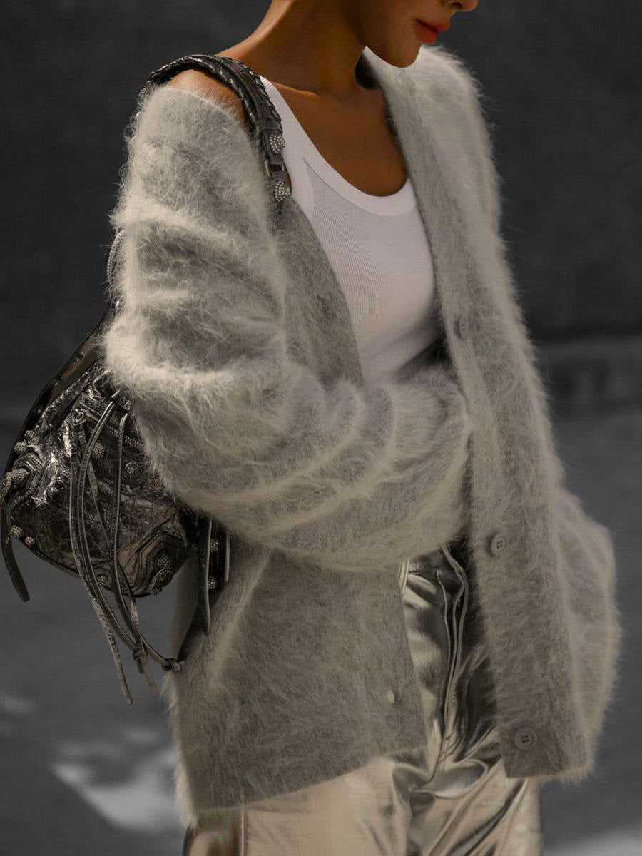 Grace | Cashmere oversized cardigan — 3