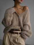 Grace | Cashmere oversized cardigan