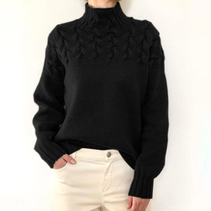 Elena | Varm strikket rullekrave — 8